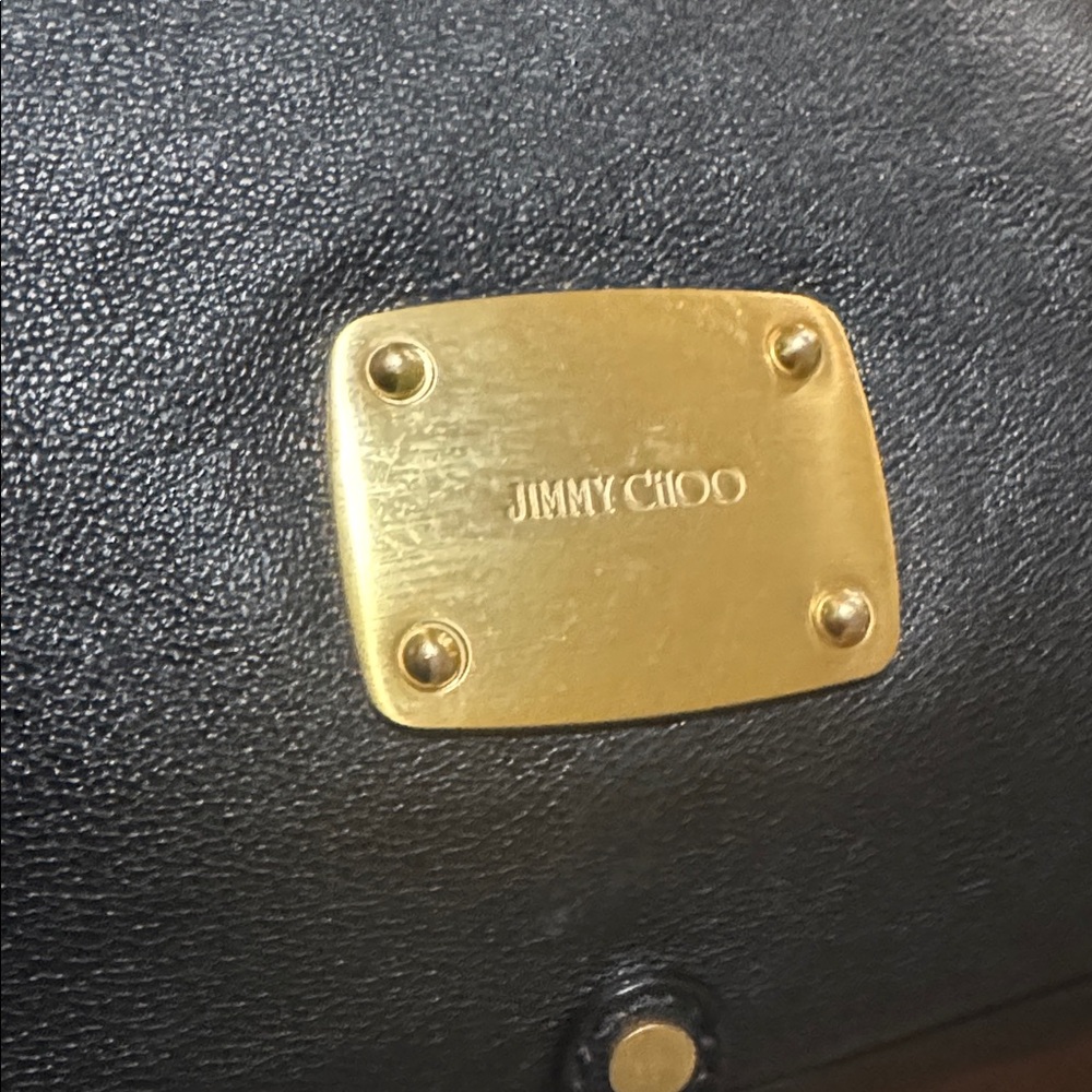 Jimmy Choo Black Leather hobo bag with COA - Picture 4 of 17